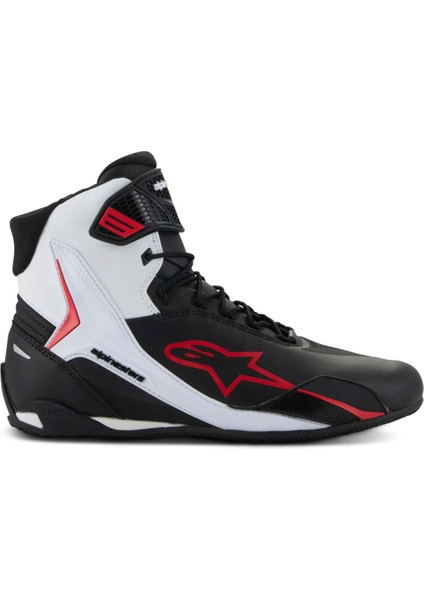 Faster-4 Korumalı Motosiklet Botu Siyah Beyaz Kırmızı modelleri