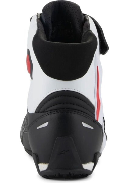 Faster-4 Korumalı Motosiklet Botu Siyah Beyaz Kırmızı indirimleri