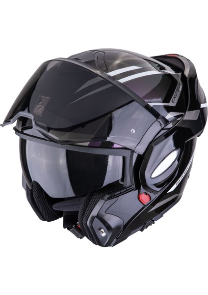 Exo-Tech Evo Furio Çene Açılabilir Motosiklet Kaskı Siyah Chameleon fırsatları