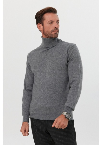 Erkek Yünlü Normal Kalıp Tam Balıkçı Yaka Triko Kazak indirimleri