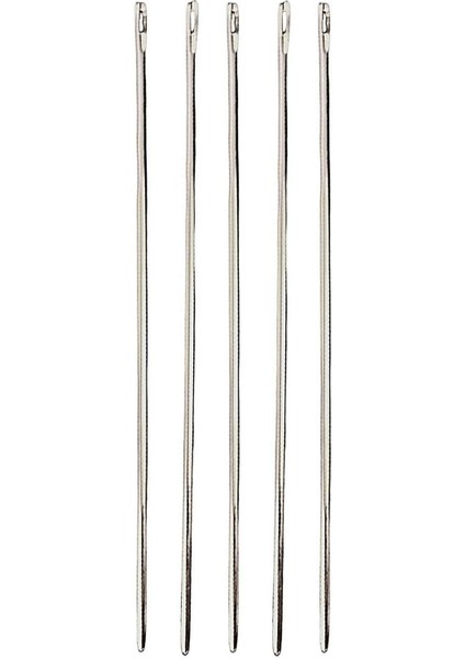 4 No 1,3 Mm 8 Cm 5 Adet Çuvaldız Deri Hobi Saraç El Dikiş Iğnesi