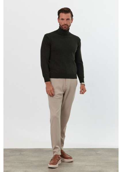 Erkek Yünlü Normal Kalıp Tam Balıkçı Yaka Triko Kazak fiyatları