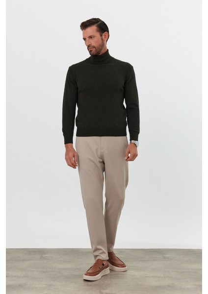 Erkek Yünlü Normal Kalıp Tam Balıkçı Yaka Triko Kazak modelleri