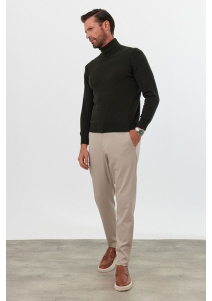 Erkek Yünlü Normal Kalıp Tam Balıkçı Yaka Triko Kazak fırsatları