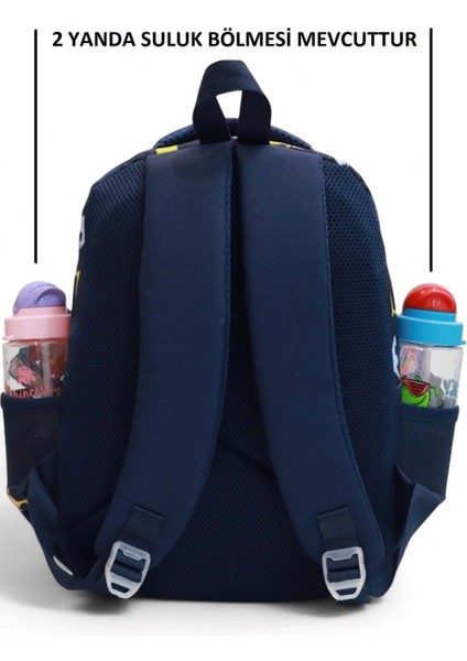 1395 Kore Tarzı Unisex Çocuk Üçlü Set Ilkokul Sırt Çantası - NKT02207-FÜME-TEKEBAT indirimleri