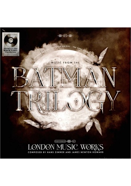 The City Of Prague Philharmonic Orchestra - Batman Black Vinyl Edition Plak