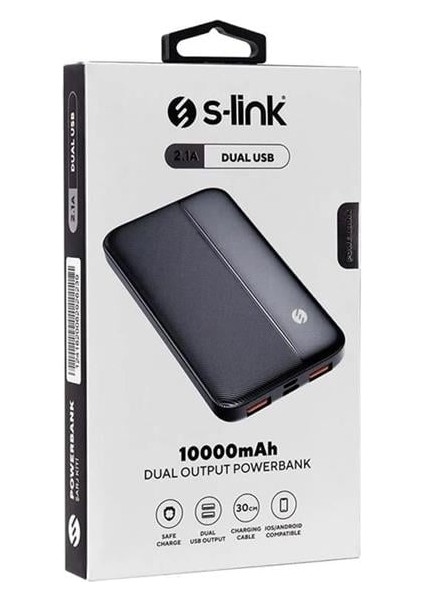 IP-G10N Siyah Micro+Type C Girişli 10000MAH Taşınabilir Şarj Cihazı Powerbank modelleri