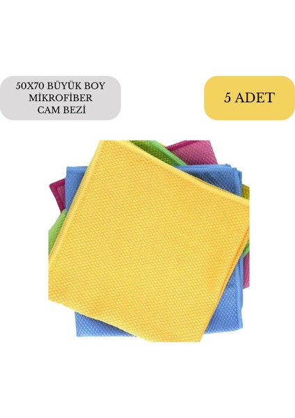 50X70 cm Büyük Boy Mikrofiber Baklava Desenli Oto Kurulama ve Cam Silme Bezi 5 Adet fiyatları