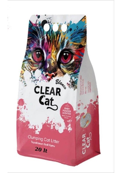Blanco Bebek Pudralı Kedi Kumu 20 Lt