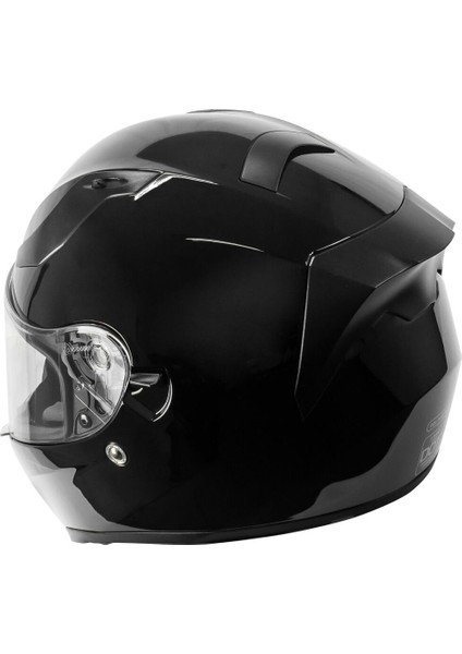 T-15 Kapalı Motosiklet Kaskı Siyah modelleri