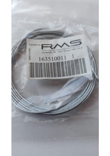 163510011 1 Rms Vespa Gaz Kablosu Teli 12MM x 2000MM 3.0mm x 3mm Gaz Teli Pıaggıo Vespa 1.2 x 2000 Rms : 163510011 fiyatları