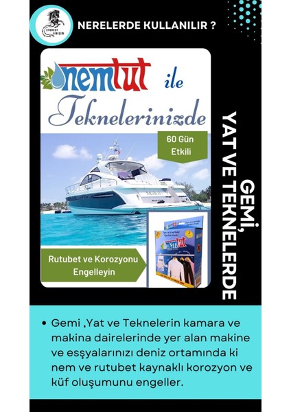 Nem Tutucu Rutubet Giderici Korozyon Önleyici (1 KUTU/2 PAKET)