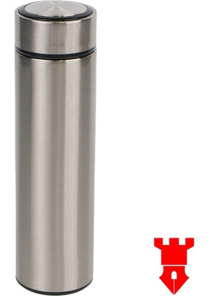 Termos 500 ml Kamp Okul Iş Spor SUS-304 Paslanmaz Çelik Termos Çift Katmanlı Süzgeçli