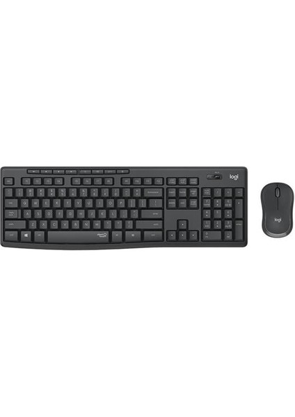 MK295 Q Tr Siyah Kablosuz Klavye Mouse Set