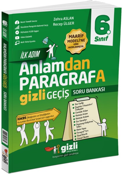 6. Sınıf Anlamdan Paragrafa Gizli Geçiş Soru Bankası