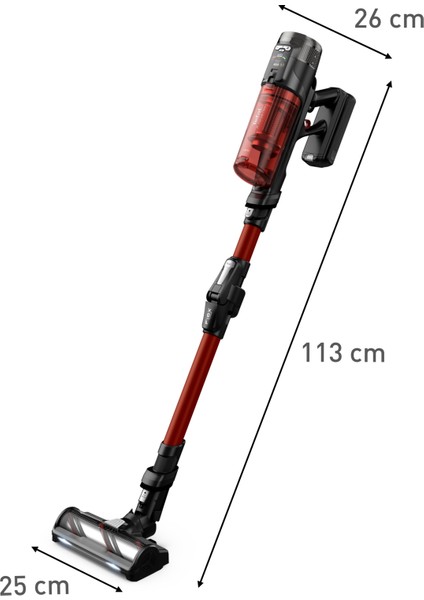 TY9A73WO X-Force Flex 13.60 Animal Care Kablosuz Şarjlı Dikey Süpürge - 150 Air Watt