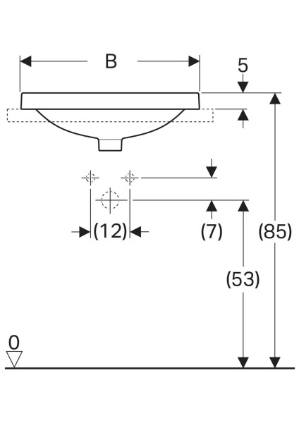 Variform Tzghüstü Lav, Oval Bat Bank B60 500.724.01.2 fırsatları