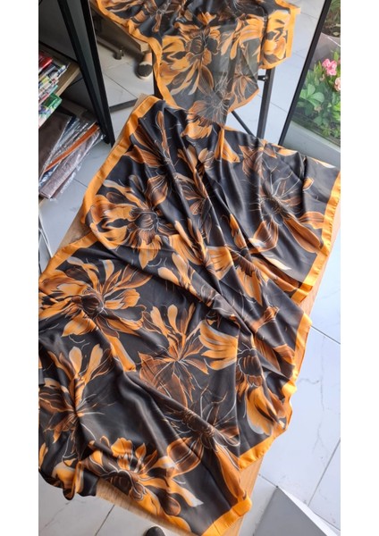 Vual Soft Şal Çiçek Desen Siyah Truncu Renk fırsatları