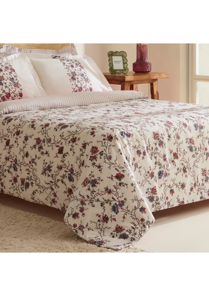 Inara %100 Pamuk Tek Kişilik Nevresim Takımı Kırmızı modelleri