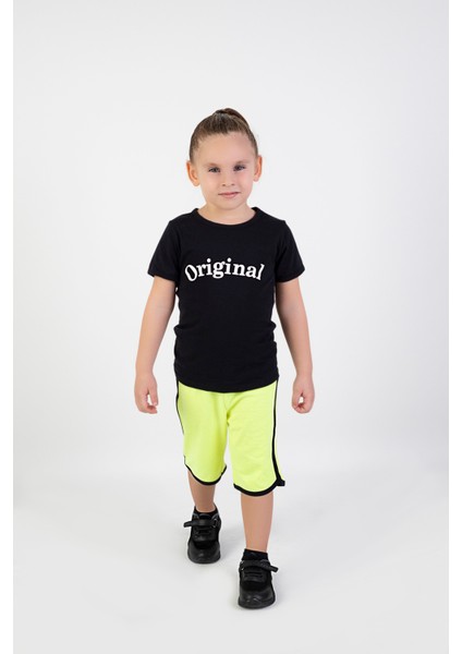 Erkek Çocuk Orijinal Baskılı Basic Kaprili Takım 5-9 Yaş fırsatları