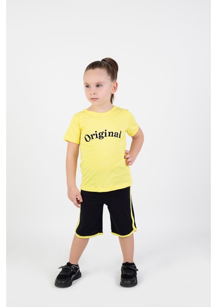 Erkek Çocuk Orijinal Baskılı Basic Kaprili Takım 5-9 Yaş modelleri