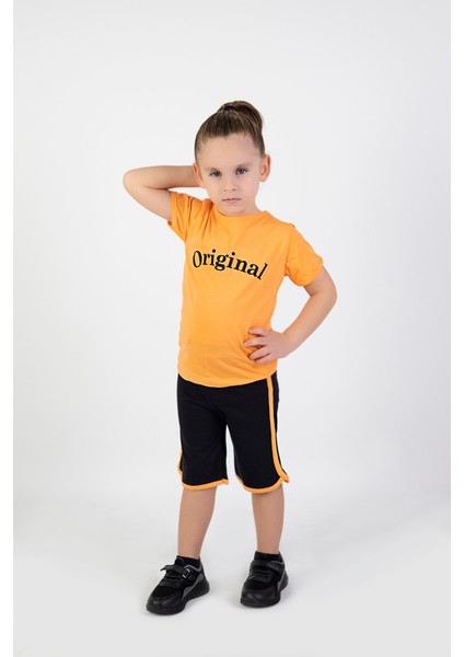 Erkek Çocuk Orijinal Baskılı Basic Kaprili Takım 1-9 Yaş