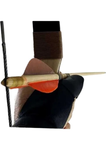Okçuluk Deri Parmak Koruyucu Eldiven – Yay Sporu Için Profesyonel Ok Atış Eldiveni Sağ