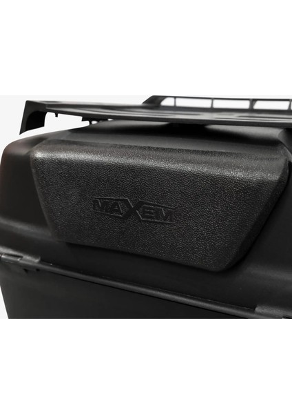 Motosiklet Arka Çanta 45 Litre Sırt Dayama ve Üst Tabla Full Set Black Edition modelleri