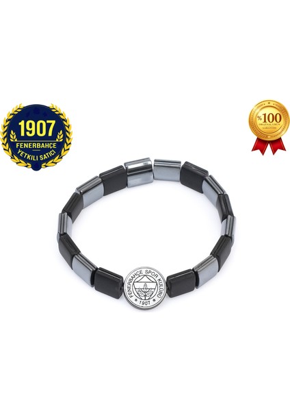 Fb Hematit-Mat Onix Kare Doğaltaş Bileklik