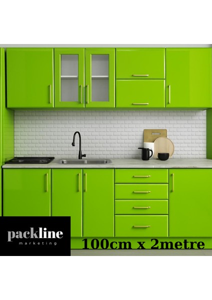 Fıstık Yeşili Hava Kanallı Kendinden Yapışkanlı Folyo 100CM x 2metre modelleri