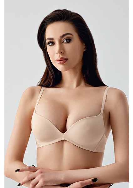 Kadın Desteksiz C Cup Basic Sütyen , 341791