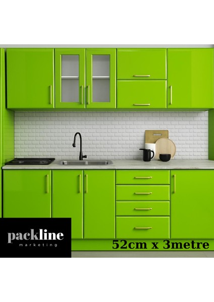 Fıstık Yeşili Hava Kanallı Kendinden Yapışkanlı Folyo 52CM x 3metre fırsatları