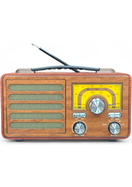 Nostaljik Gerçek Ahşap Radyo,şık Tasarım , Bluetooth Nostalji Radyo fiyatları