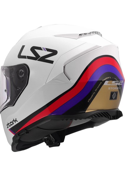 Storm 2 Stark -Mavi-Sarı Kask modelleri