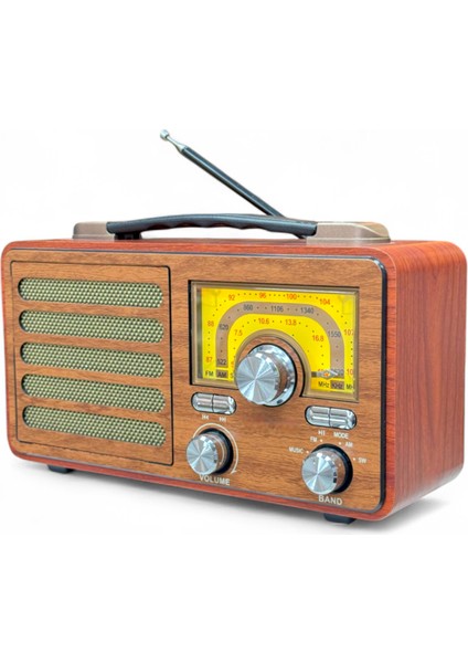 Nostalji Nostalji Ahşap Radyo,trend Tasarım Gerçek Ahşap Radyo(Bluetooth Özellikli) modelleri