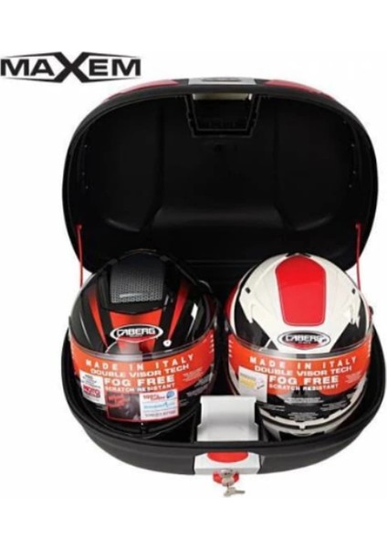 Motosiklet Arka Çanta 45 Litre Sırt Dayama ve Üst Tabla Full Set Beyaz modelleri