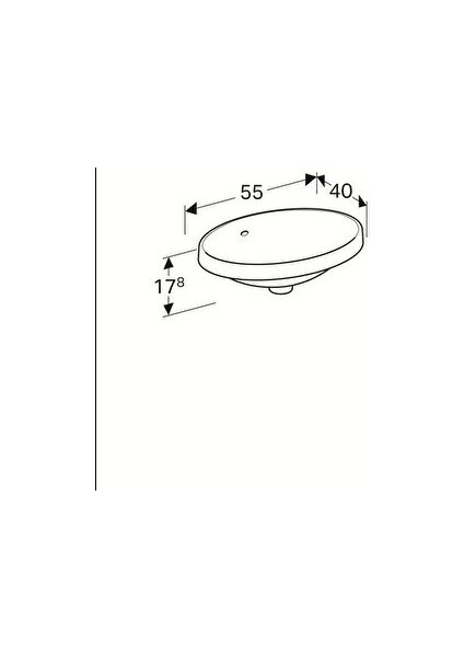 Geberit Countertop Wb Variform B55 500.716.01.2 modelleri