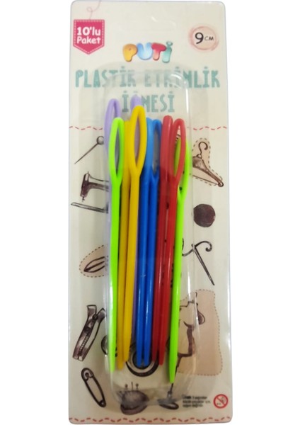 Plastik 9 cm Etkinlik Iğnesi 10 Lu Paket fiyatları