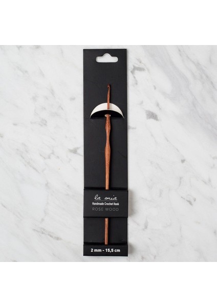 Rosewood 2 mm 15.5 cm Ahşap Yün Tığ