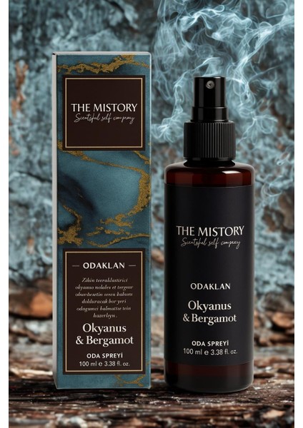 Odaklan Oda Kokusu Okyanus & Bergamot, Oda Parfümü 100 ml