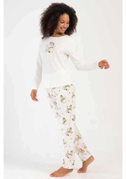 Pamuklu Kadın Uzun Kol Pijama Takım , 405335 fiyatları