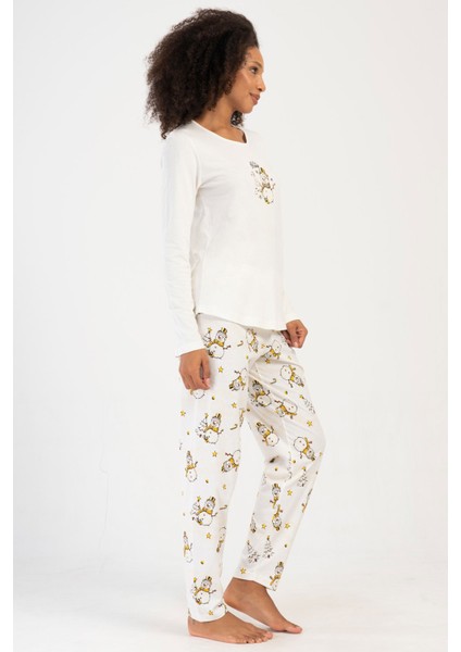 Pamuklu Kadın Uzun Kol Pijama Takım , 405335 modelleri
