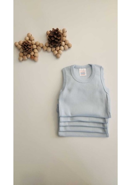 %100 Pamuk 5'li Basic Bisiklet Yaka Çıtçıtlı Body Zıbın Atlet fırsatları