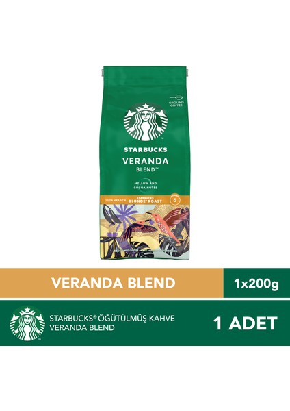 Veranda Blend Blonde Roast Öğütülmüş Kahve 200G