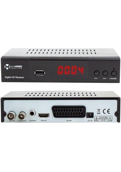 Prestige Dvb T2/c Hdmi+Scart Full Hd Mini Karasal-Uydu Alıcısı (Youtube) fiyatları