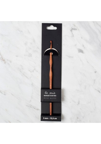 Rosewood 3 mm 15.5 cm Ahşap Yün Tığ