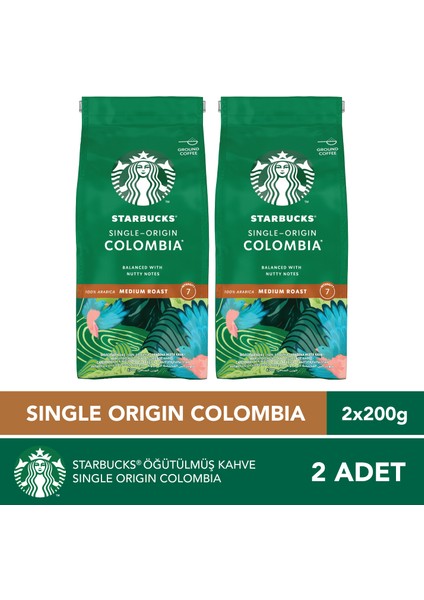 Single Origin Colombia Öğütülmüş Kahve 2X200 gr