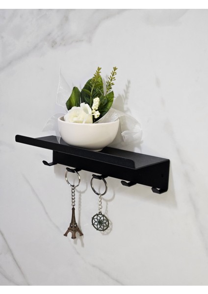 Metal Dekoratif Raflı Anahtarlık Çok Amaçlı Minimalist ve Şık Askılık fiyatları