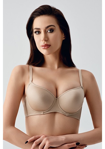 Kadın Desteksiz C Cup Big Size Sütyen , 347900