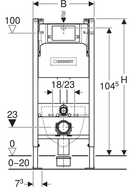 Geberıt Alpha Gömme Rez. Seti Alçıpan 12 cm Duofix 458.233.00.2 modelleri